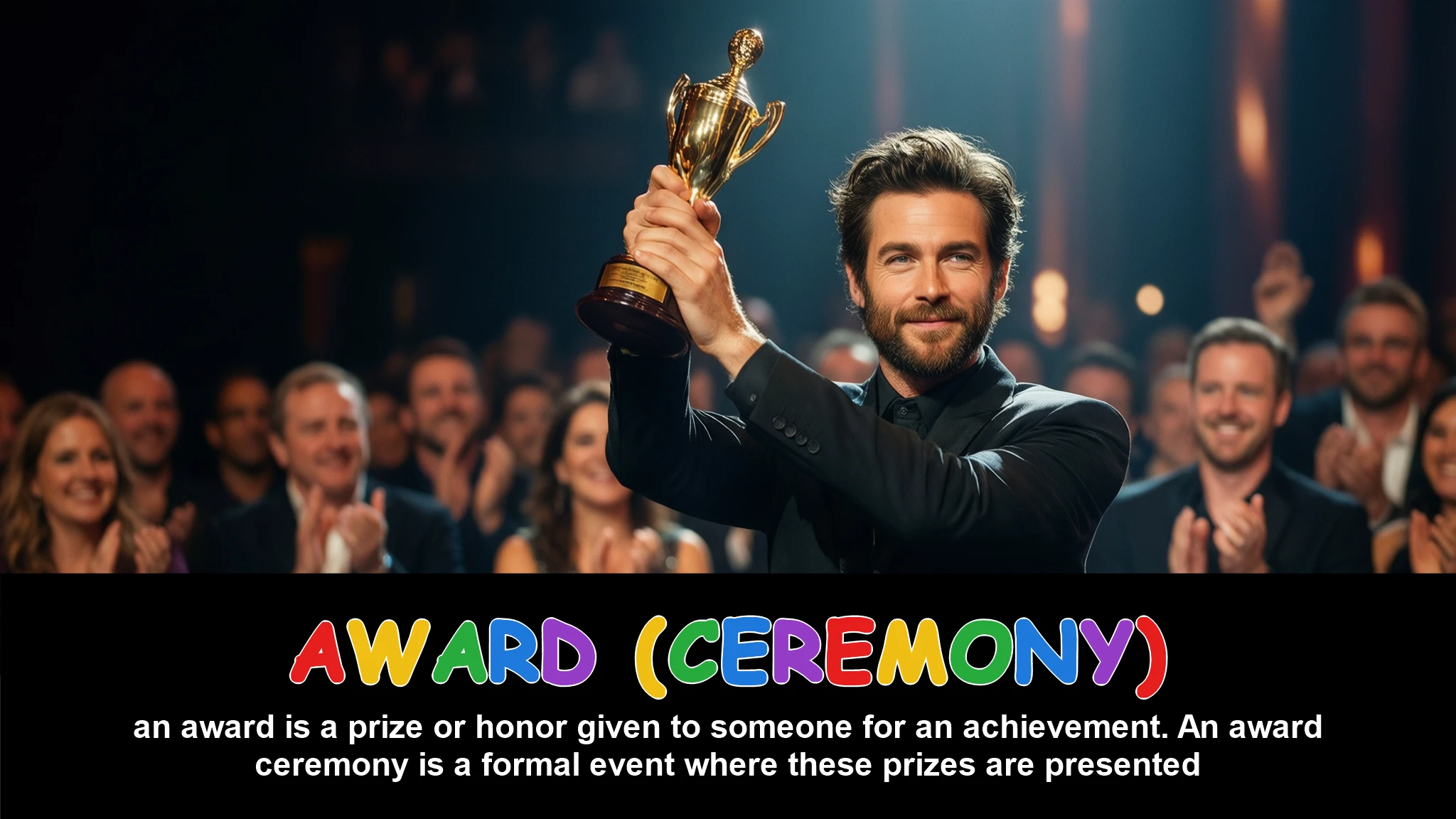 English Illustration for award (ceremony)